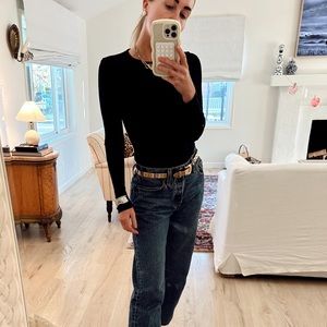 Vintage Gold Belt - RARE tile medallion checker